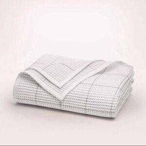 Boll & Branch Waffle Bed Blanket Cream/Oak Queen